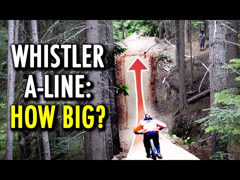 Видео: Whistler A-LINE: Смогу ли я преодолеть самую известную в мире трамплинную трассу?