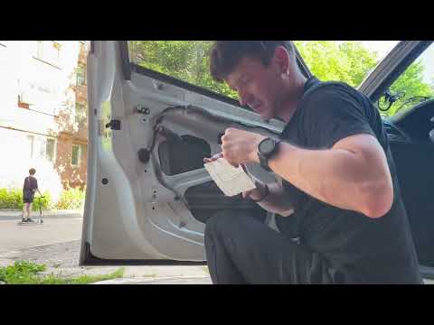 Видео: Шумоізоляція дверей Рено Лагуна 3