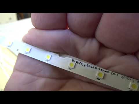 Видео: 55NU7100 замена подсветки