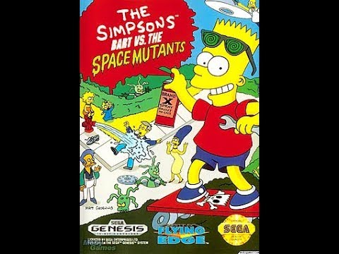 Видео: The Simpsons: Bart VS The Space Mutants Прохождение (Sega Rus)