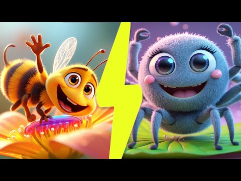 Видео: Бджілка жу жу жу, хробачок та павучок - Дитячі пісні | Збірка Диво Пісня