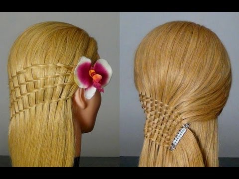 Видео: Быстрая прическа. Французский водопад. Waterfall twist hairstyles