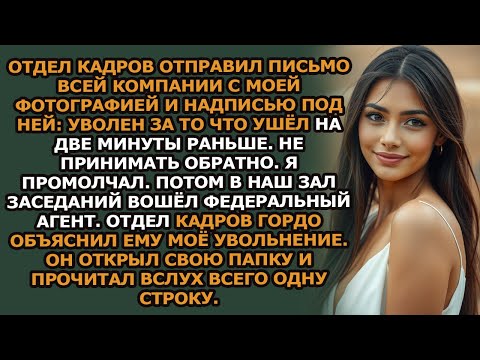 Видео: отдел кадров уволил меня за то, что я ушёл на две минуты раньше, поэтому я устроил федеральную