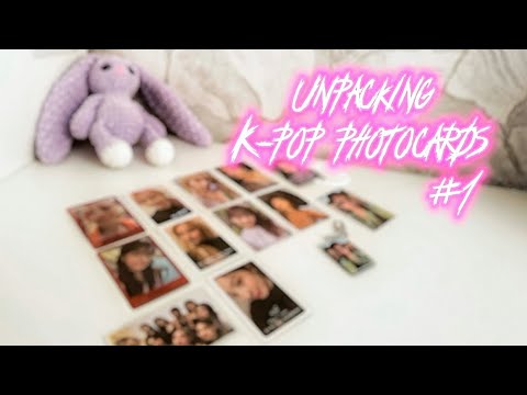 Видео: Распаковка k-pop карт #1 💌 | twice | первая большая распаковка 😌