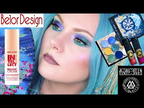 Видео: BELOR DESIGN INTELLECT MAGIC CREAM | палетка теней Asgard Queen Небесный Компас | блески для губ