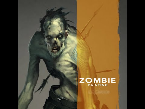 Видео: Урок по концепт-арту: рисование зомби-существ