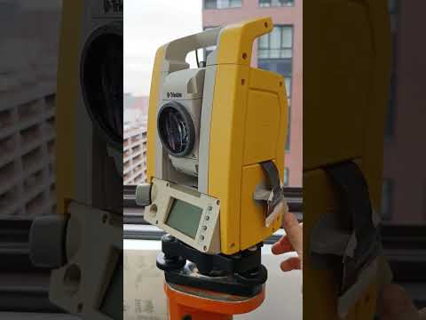 Видео: Тахеометр Trimble M3W TA 2013 sn C770552