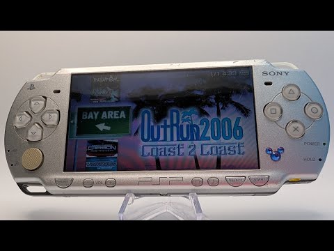 Видео: Sony PSP 2000 (Ice Silver) №53. Обзор лота (демонстрация работы)