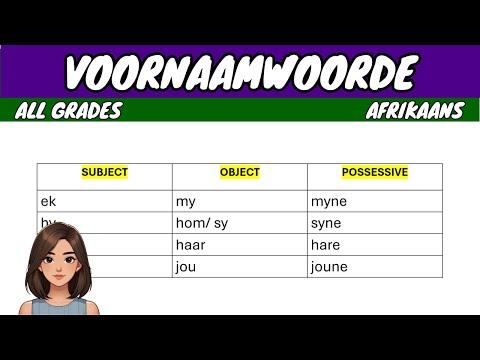 Видео: Местоимения | Африкаанс FAL