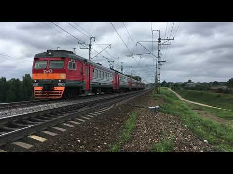 Видео: 24 июля 2018 на перегоне Александров-1 - Балакирево