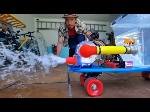Видео: Скейтборд Water Rocket (напечатанный на 3D-принтере)