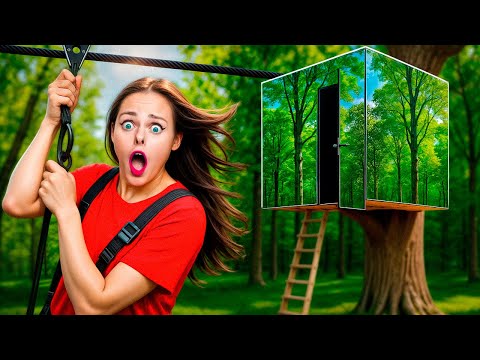 Видео: Я Нашла СЕКРЕТНЫЙ СТЕКЛЯНЫЙ ДОМ НА ДЕРЕВЕ !