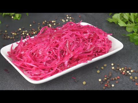 Видео: Вкусная Салатная Капуста Объедение, ну очень вкусная! Рецепт без заморочек