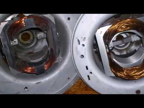 Видео: Двигатель пылесоса.  Как отличить медь от алюминия.  vacuum cleaner motor.