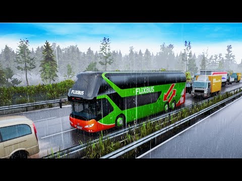 Видео: РАБОТАЮ ВОДИТЕЛЕМ АВТОБУСА - Fernbus Simulator