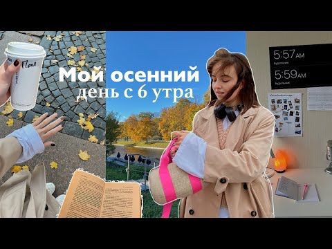 Видео: Мой Осенний день в 6 утра 🌱 учеба, рутина, одежда на осень, мои дни, работа