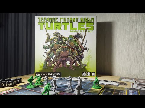 Видео: Настольная игра Teenage Mutant Ninja Turtles : Shadows of the Past