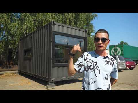 Видео: Достроили дом из морского контейнера! Что получилось внутри?