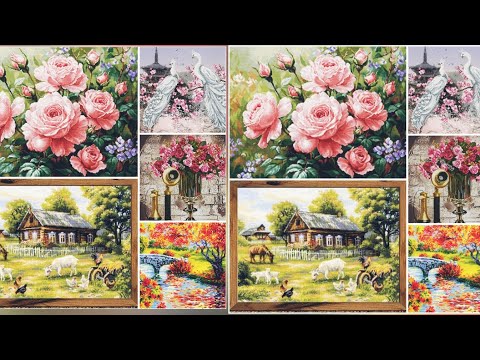 Видео: 1-я Декада🌺💐СЕНТЯБРЯ 💐🌺 Luca-S /Риолис/Nova Sloboda/ Вышивка крестом 🥰
