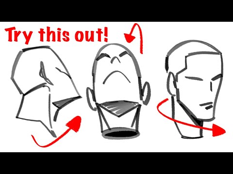 Видео: Как я рисую голову!
