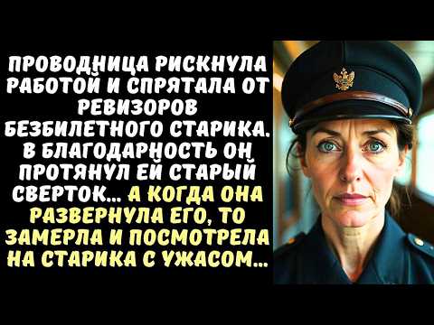 Видео: Проводница пожалела безбилетного старика и спрятала его в купе, а когда он достал сверток…