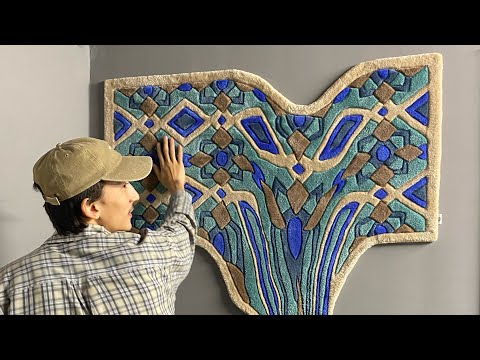 Видео: Ковёр на стену/ Тафтинг🔥