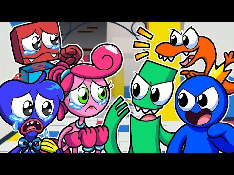 Видео: РАДУЖНЫЕ ДРУЗЬЯ - ЗАКЛЯТЫЕ ВРАГИ! | Poppy Playtime/Rainbow Friends - Анимации на русском