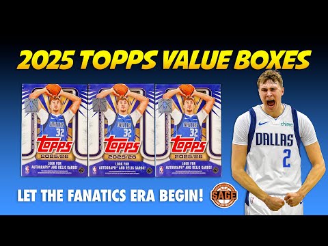 Видео: Баскетбольные наборы Topps Value Boxes 2025-26 🔥 Охота на Купера Флэгга!