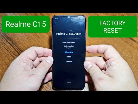 Видео: REALME C15 RMX2180 factory reset / сброс до заводских настроек