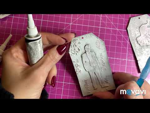 Видео: Скрапбукинг МК Теги для свадебного альбома #Scrapbooking#Tegs#миксмедия