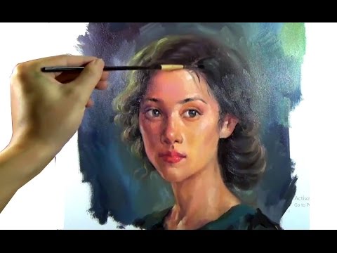 Видео: Как нарисовать портрет маслом