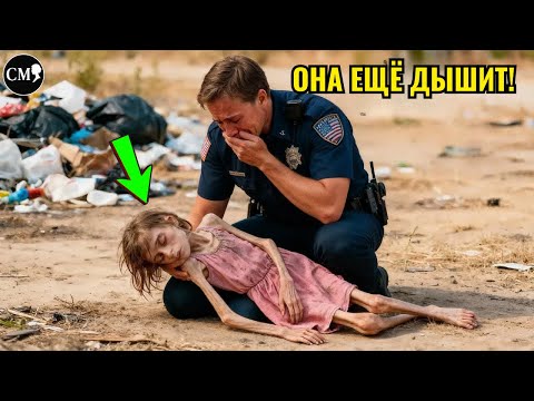 Видео: Полицейский находит девочку на пустыре—одна деталь заставляет его в слезах звонить в службу спасения