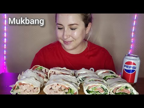 Видео: РУЛЕТЫ ИЗ ЛАВАША ЛОСОСЬ ВЕТЧИНА СЫР МУКБАНГ | PITA ROLLS SALMON HAM CHEESE MUKBANG Eeating show | 먹방