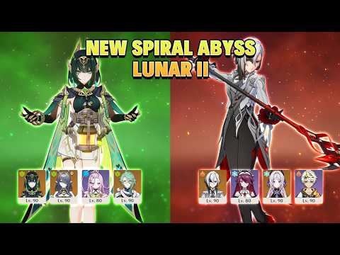 Видео: НОВИНКА!!! C0 Nefer & C0 Arlecchino | Spiral Abyss Lunar II, этаж 12, 36 звёзд | Genshin Impact