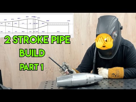 Видео: Изготовление выхлопной трубы для двухтактного двигателя — расширительной камеры! #выхлоп #расшири...