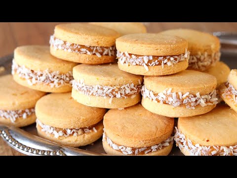 Видео: 🇦🇷Мы в ВОСТОРГЕ! ТАЮЩЕЕ ЗНАМЕНИТОЕ ПЕСОЧНОЕ  ПЕЧЕНЬЕ с Начинкой НЕЖНОСТЬ «АЛЬФАХОРЕС» Alfajores