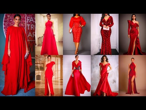 Видео: 120+ самых красивых и потрясающих идей красных нарядов для женщин | Длинные платья для вечеринок