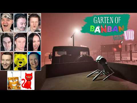Видео: Реакция Ютуберов на Побег из Тюрьмы Шерифа Тодстера | Garten of Banban 8: Anti Devil