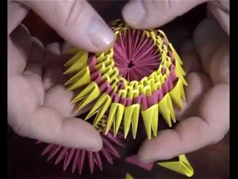 Видео: Модульное оригами. Начало сборки.