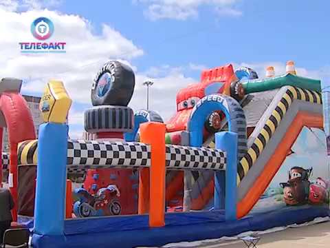 Видео: Проверка надувных батутов в Челябинске. Сюжет Телефакт от 13.06.19.