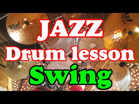 Видео: Jazz Swing Сoordination Drum lesson Как научиться играть джаз на барабанах Уроки игры на барабанах