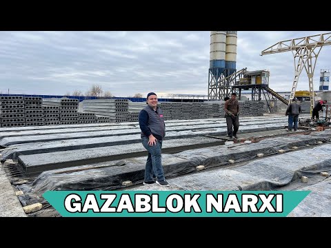 Видео: Газаблок ва бетон плита нархлари | Euro Temir beton narxlari 2024