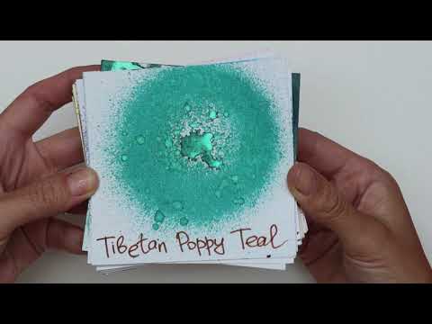 Видео: Обзор спреев Lindy's. Показываю выкраски с 12 минуты. Скрапбукинг. Миксмедиа.