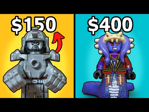 Видео: Я сделал 10 ДОРОГИХ минифигурок Ниндзяго...