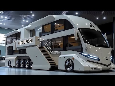 Видео: Mitsubishi Luxury Motorhome — это современный дом на колёсах, созданный для тех, кто ценит комфорт.