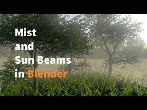 Видео: Туман и Лучи Солнца в Blender