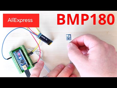 Видео: Обзор датчика BMP180 — температура, давление и высота по интерфейсу I2C.