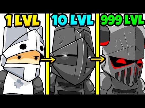 Видео: ЭВОЛЮЦИЯ РЫЦАРЯ ЧТОБЫ УНИЧТОЖИТЬ ВСЕХ БОССОВ В ИГРЕ CASTLE CRASHERS