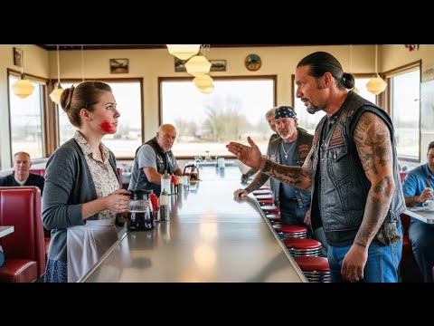 Видео: Лидер байкеров заметил синяки у официантки — и весь город ахнул от его поступка!