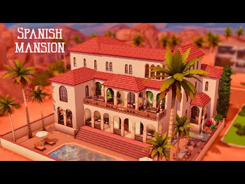 Видео: Испанский особняк| Spanish mansion| Строительство| Симс 4| Sims 4| Speed build| No CC